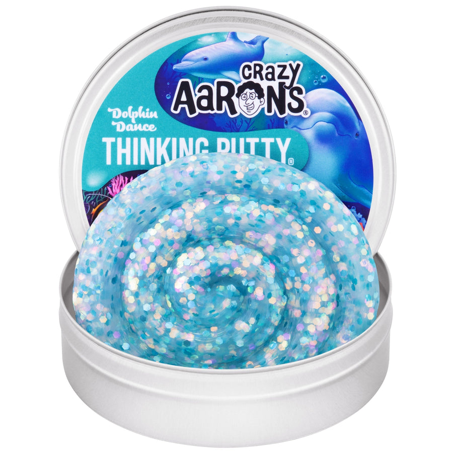 Dolphin Dance - 3.5" Thinking Putty Tin P5